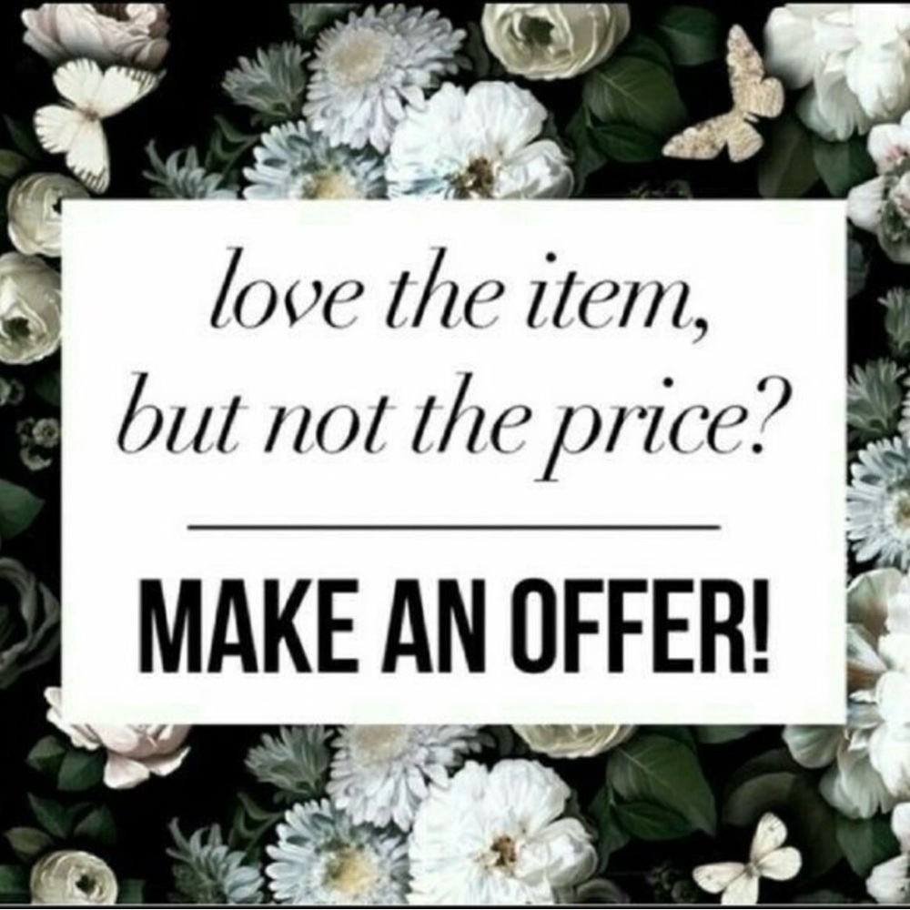 Floral Print Offer Sign